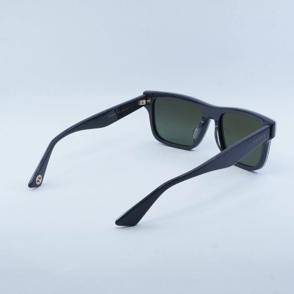 Gucci GG1618SA 003 Sunglasses Black/Grey Square Frame